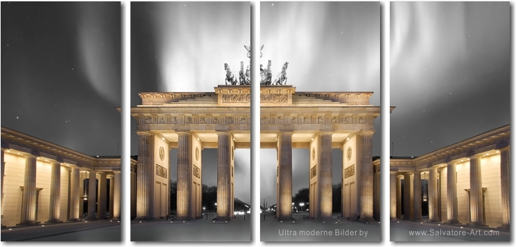 XXL Wandbild Berlin, Brandenburger Tor, preisgünstig und hochqualitativ! Schlafzimmerbilder ... 